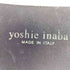 ヨシエイナバ YOSHIE INABA イタリア製 ビジュー装飾 ベルト レディース