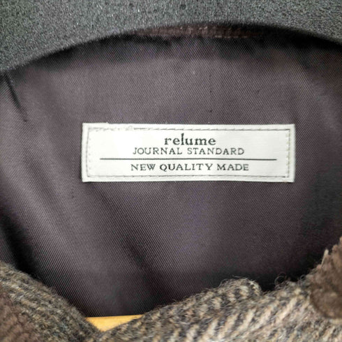 ジャーナルスタンダードレリューム JOURNAL STANDARD relume ウール オーバーサイズバルマカーンコート メンズ S