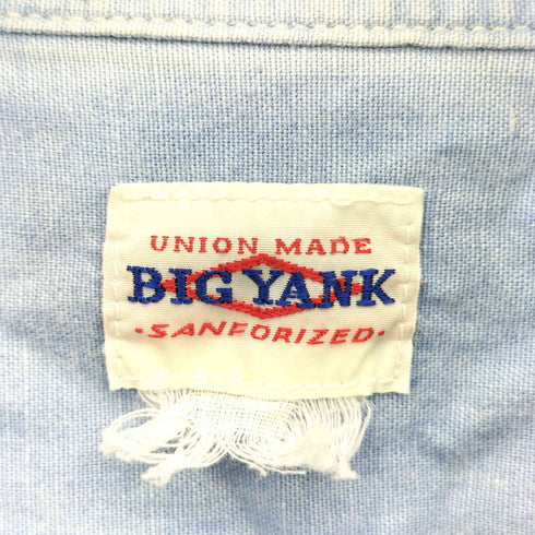 ビッグヤンク BIG YANK U54 QLS SHIRTS CHAMBRAY シャンブレー半袖シャツ メンズ