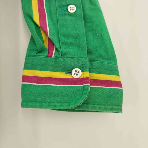 ラルフローレン RALPH LAUREN マルチストライプ BD レギュラーカラー長袖シャツ メンズ L