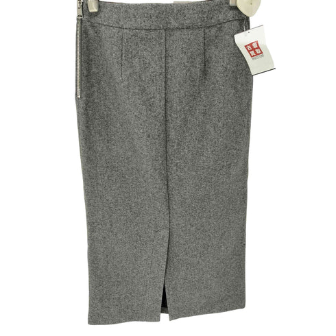 ザラ ZARA プラッシュジャージー ペンシルスカート レディース XS