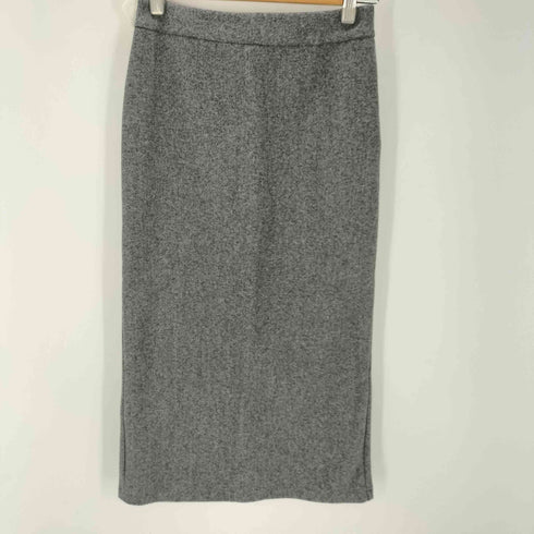 ザラ ZARA プラッシュジャージー ペンシルスカート レディース XS