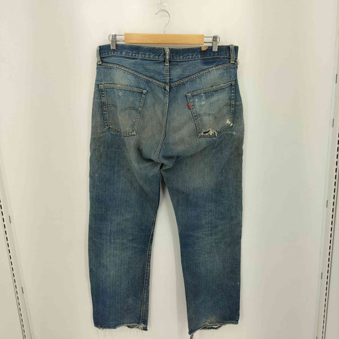 リーバイス Levis 70s 501 66後期 ボタン裏6 赤耳 スモールe 均等V バックポケットシングル ボタンフライデニムパンツ メンズ