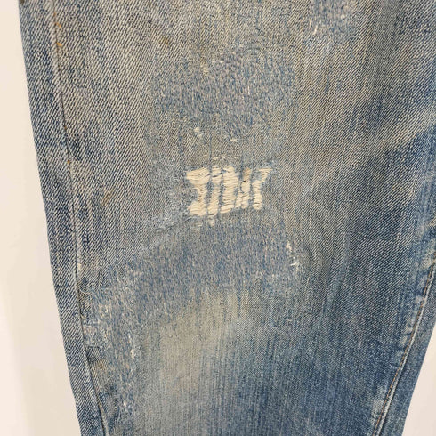 リーバイス Levis 70s 501 66後期 ボタン裏6 赤耳 スモールe 均等V バックポケットシングル ボタンフライデニムパンツ メンズ
