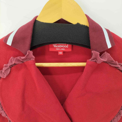 ヴィヴィアンウエストウッドレッドレーベル Vivienne Westwood RED LABEL ラブフリルポロワンピ レディース import:M