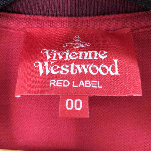 ヴィヴィアンウエストウッドレッドレーベル Vivienne Westwood RED LABEL ラブフリルポロワンピ レディース import:M