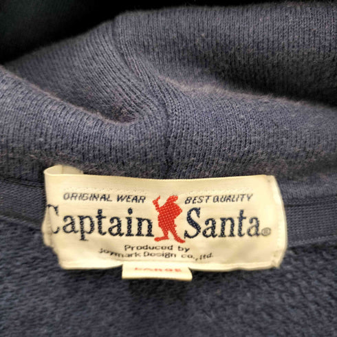 キャプテンスタッグ CAPTAIN STAG 両面プリント ジップパーカー 短丈 メンズ JPN:L
