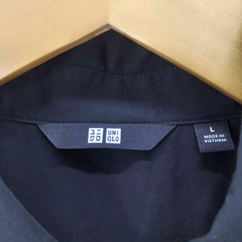 ユニクロ UNIQLO コットンロングシャツワンピース レディース JPN:L