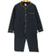 THE MOTT HOUSE TOKYO june pajama set navy quilting with yellow piping パジャマ セットアップ メンズ L