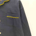 THE MOTT HOUSE TOKYO june pajama set navy quilting with yellow piping パジャマ セットアップ メンズ L