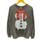 GILDAN ボディ SNOWMAN SWEAT 雪だるま プリント クルーネック プルオーバー スウェット メンズ import:L