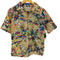 Ross Sutherland LILLY DACHE 70S 開襟 サイケ柄 総柄 アート ウォッシャブル ポリエステル S/S シャツ メンズ import:M