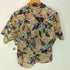 Ross Sutherland LILLY DACHE 70S 開襟 サイケ柄 総柄 アート ウォッシャブル ポリエステル S/S シャツ メンズ import:M