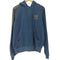 アディダス adidas 80S USA製 OLD トレフォイルロゴ 3ストライプ サイドライン ジップ フーディー パーカー メンズ import:L
