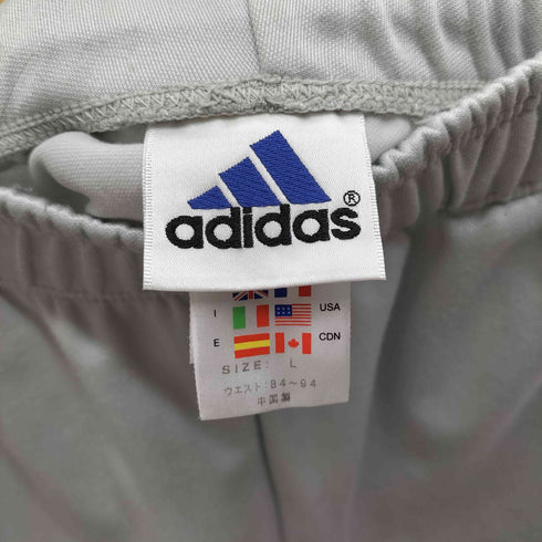 アディダス adidas 00S 万国旗タグ パフォーマンスロゴ 刺繍 3ストライプス サイドライン トラック パンツ ジャージ 2002年製 メンズ L