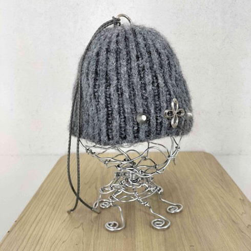 SURGERY CLOVER LOGO DOUBLE STRAP BEANIE street メンズ FREE
