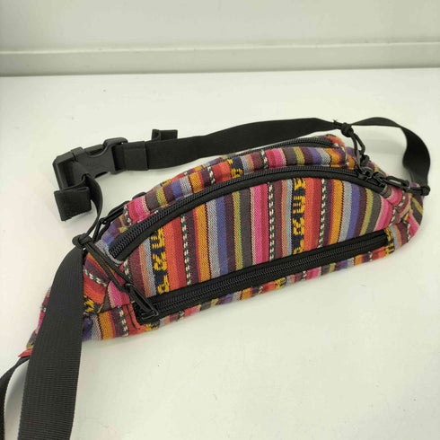 シュプリーム Supreme 2020SS Woven Stripe Waist Bag 総柄 マルチカラー ボディバッグ レディース