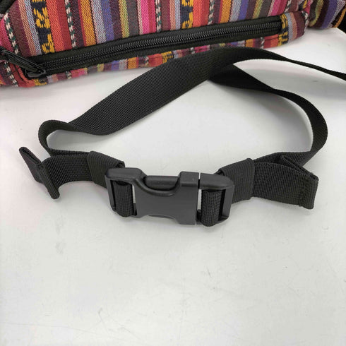 シュプリーム Supreme 2020SS Woven Stripe Waist Bag 総柄 マルチカラー ボディバッグ レディース