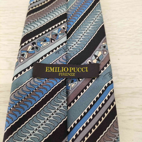 EMLICO PUCCI シルクネクタイ メンズ