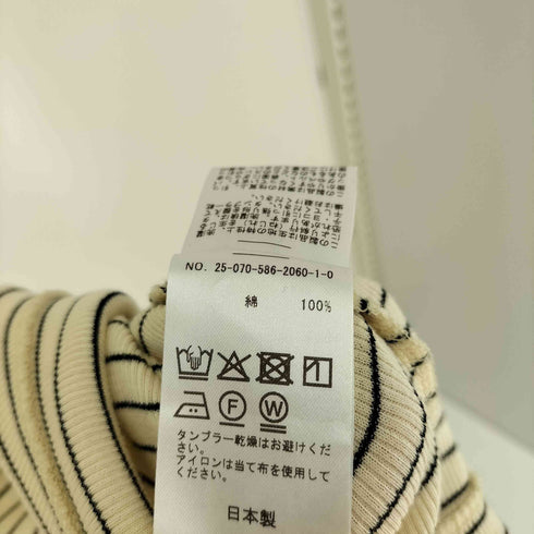 エーピーストゥディオ AP STUDIO 25SS ボーダー Tシャツ レディース FREE