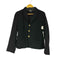 ブラックコムデギャルソン BLACK COMME des GARCONS 金ボタンウールコート メンズ S