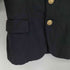 ブラックコムデギャルソン BLACK COMME des GARCONS 金ボタンウールコート メンズ S