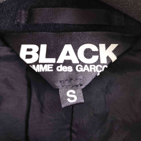ブラックコムデギャルソン BLACK COMME des GARCONS 金ボタンウールコート メンズ S