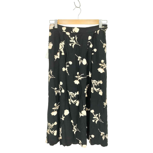 タルボット TALBOTS USA製 フラワー総柄 レーヨンスカート レディース 10