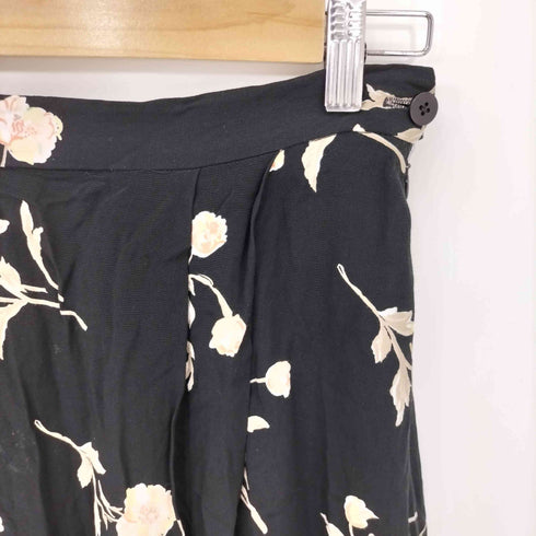 タルボット TALBOTS USA製 フラワー総柄 レーヨンスカート レディース 10