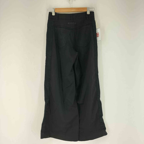 エムエムシックスメゾンマルジェラ MM6 Maison Margiela ウール サイドライン トラウザーズパンツ レディース 38