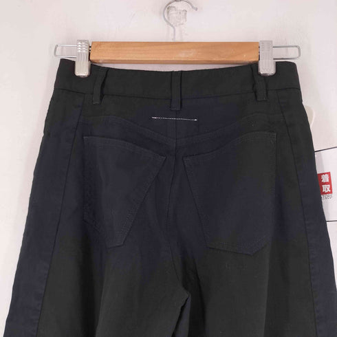 エムエムシックスメゾンマルジェラ MM6 Maison Margiela ウール サイドライン トラウザーズパンツ レディース 38