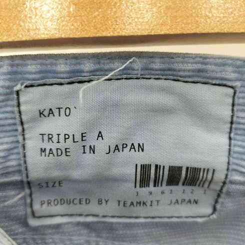 カトー KATO ハイウエスト コーデュロイパンツ メンズ
