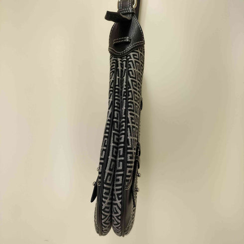 ジバンシィ GIVENCHY CHIC HOBO Gロゴ 総柄キャンバス レザーホーボーバッグ レディース