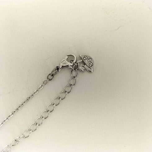 スワロフスキー SWAROVSKI Una Angelic ペンダント ラウンドカット ホワイト ロジウム・プレーティング レディース