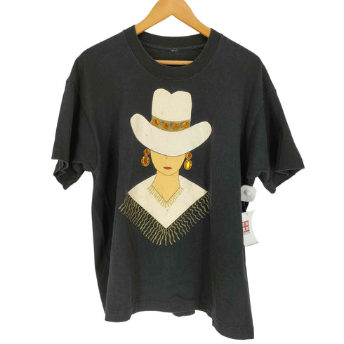 袖シングル ビジュー装飾クルーネックTシャツ メンズ