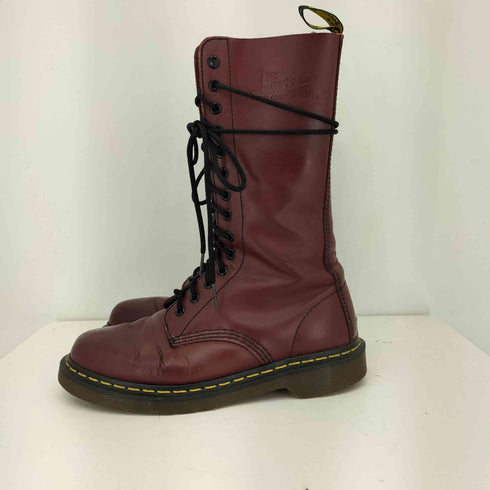 ドクターマーチン Dr.Martens 14ホール バーガンディ レザーブーツ レディース UK:3