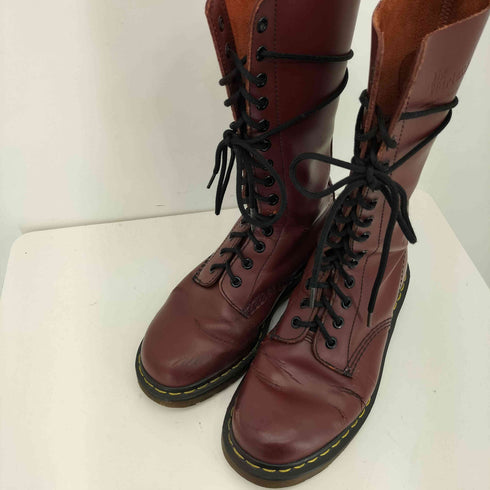 ドクターマーチン Dr.Martens 14ホール バーガンディ レザーブーツ レディース UK:3
