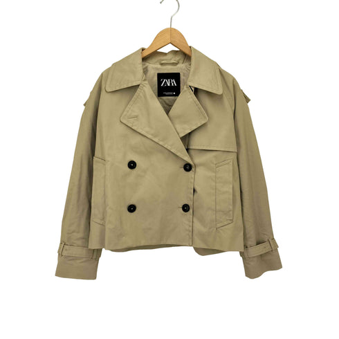 ザラ ZARA ハーフトレンチコート レディース import:XS