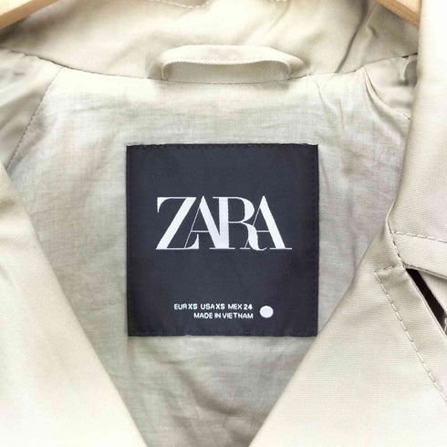 ザラ ZARA ハーフトレンチコート レディース import:XS