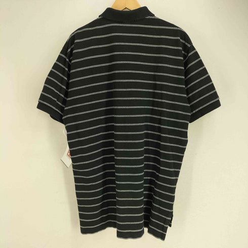 ポロバイラルフローレン Polo by RALPH LAUREN 90s ポニー刺繍 鹿の子 ボーダー ポロシャツ メンズ import:L