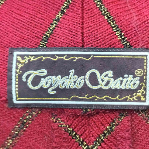 toyoko saito ラメ ストライプ ニット カーディガン スカート レディース