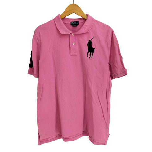 ポロバイラルフローレン Polo by RALPH LAUREN ビッグポニー刺繍 鹿の子 ポロシャツ レディース XL(18-20)