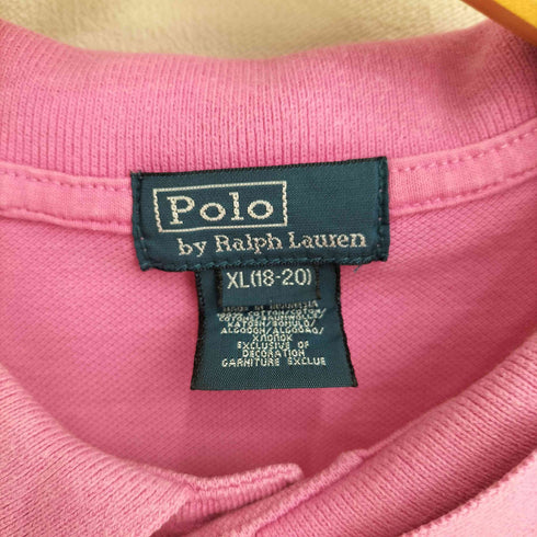 ポロバイラルフローレン Polo by RALPH LAUREN ビッグポニー刺繍 鹿の子 ポロシャツ レディース XL(18-20)