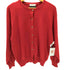RONFIX PURE CASHMERE カシミヤ 100 金ボタン ニット カーディガン レディース import:L