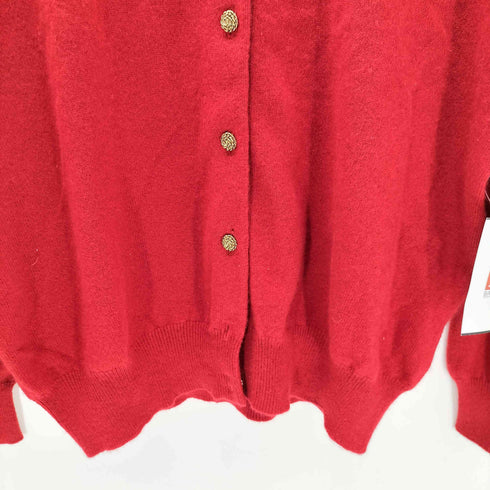 RONFIX PURE CASHMERE カシミヤ 100 金ボタン ニット カーディガン レディース import:L