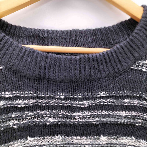 カルバンクラインジーンズ Calvin Klein Jeans 90-00S ヨルダン製 プルオーバー ボーダー ニット セーター メンズ L/G