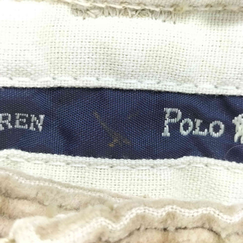 ポロラルフローレン POLO RALPH LAUREN 90s POLO CORDS 太畝 2タック ワイドテーパード コーデュロイパンツ メンズ 31×32