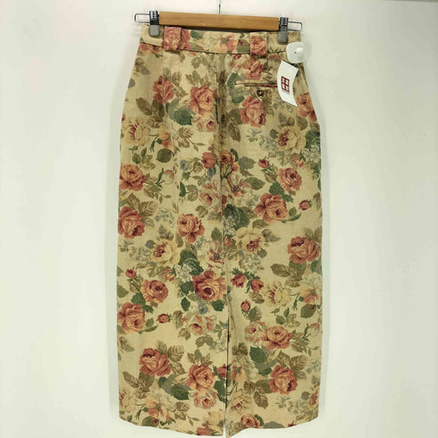 BUSHWACKER USA製 花柄 タックスカート レディース 10