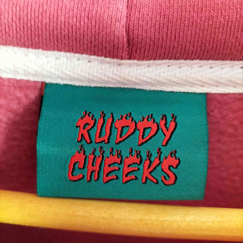 RUDDY CHEEKS ロゴプリント パーカー レディース L