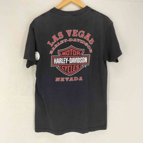 ハーレーダビッドソン HARLEY-DAVIDSON フレイムデザイン両面プリントクルーネックTシャツ メンズ M